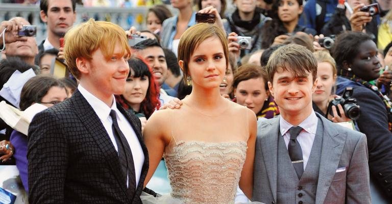 Emma Watson, Daniel Radcliffe, David Heyman. - Reuters
