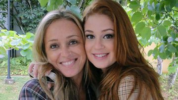Marina Ruy Barbosa e a mãe, Gioconda - TV Globo