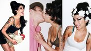 Amy Winehouse em diferentes poses no estúdio do fotógrafo Terry Richardson, em 2007 - Terry Richardson/Reprodução Blog Oficial