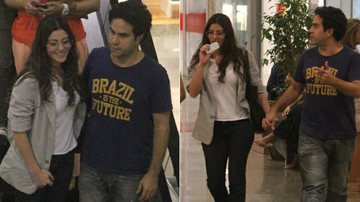 Carol Castro passeia com o marido, Marco Bravo - Marcus Pavão/AgNews