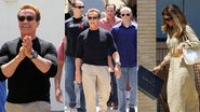 Arnold Schwarzenegger celebra aniversário com filhos e com a ex-mulher Maria Shriver - City Files