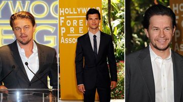 Leonardo DiCaprio, Taylor Lautner e Mark Wahlberg - Fred Prouser/Reuters/Getty Images