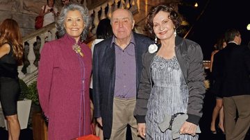 Gisella Amaral, Mauro Mendonça e Rosamaria Murtinho no Rio Gastronomia. - Fernanda Fernandes