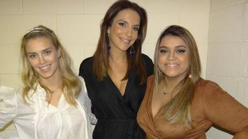 Carolina Dieckmann, Ivete Sangalo e Preta Gil participam do programa de aniversário de Luciano Huck - Reprodução / TV Globo