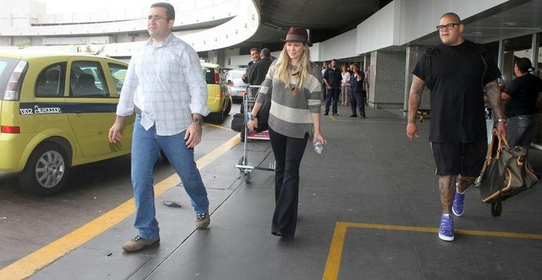 Hilary Duff desembarca no Rio de Janeiro - Dilson Silva/AgNews