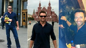 Hugh Jackman visita pontos turísticos de Moscou - Reprodução Twitter