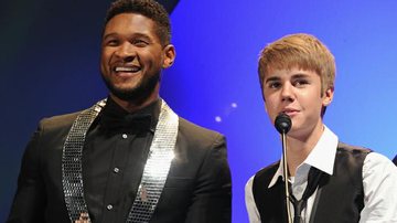 Justin Bieber e Usher - Getty Images