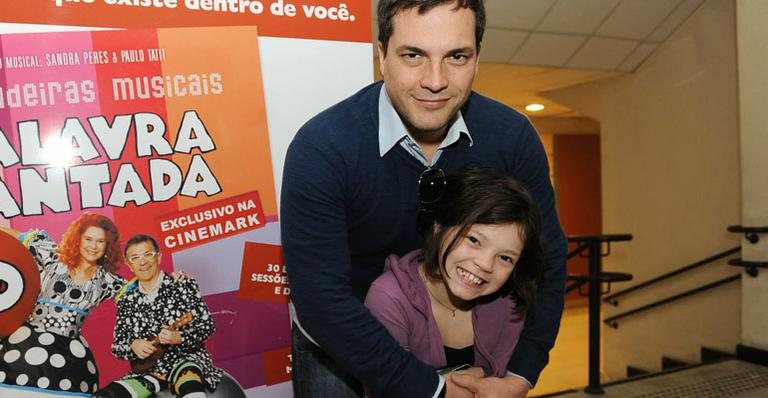 Daniel Boaventura com a filha, Joana - Divulgação