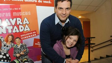 Daniel Boaventura com a filha, Joana - Divulgação