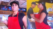 Gretchen aparece trabalhando em um café em Orlando, Estados Unidos - Reprodução Facebook