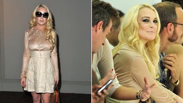 Lindsay Lohan prestigia o Paris Sashion Week - Getty Images