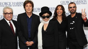 Martin Scorsese, Paul McCartney,  Yoko Ono, Olivia Harrison e Ringo Starr - Getty Images
