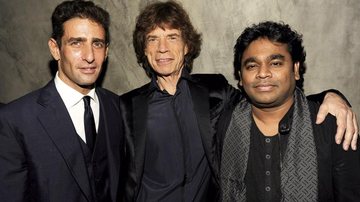 No bar de Jeffrey Jah, Mick Jagger e o compositor indiano A.R. Rahman lançam sua nova banda, SuperHeavy.