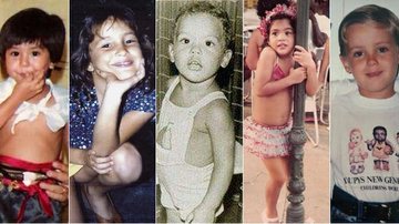Veja fotos de Claudia Leitte, Sabrina Sato, Ronaldo e outros famosos quando eram crianças - Arquivo Pessoal