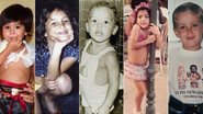Veja fotos de Claudia Leitte, Sabrina Sato, Ronaldo e outros famosos quando eram crianças - Arquivo Pessoal