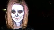 Katy Perry pinta o rosto como caveira e vai à festa a la Halloween - Reprodução/Twitter