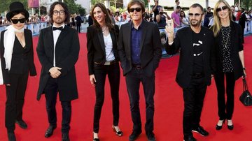 Yoko Ono, Sean Lennon, Nancy Shevell e Paul McCartney, Ringo Starr e Barbara Bach - Dave Hogan