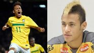 Neymar: o novo cabelo do jogador - Divulgação e Reuters