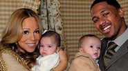 Mariah Carey e Nick Cannon com os gêmeos Monroe e Moroccan na ABC - Reprodução/ Site ABC News