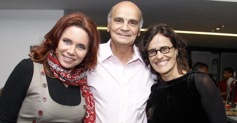 Leilane Neubarth, Drauzio Varella e Zélia Duncan vão ao teatro no Rio - Felipe Assumpção / AgNews