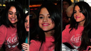Selena Gomez aparece sorridente no aeroporto de Los Angeles - Splash News