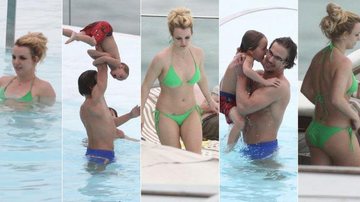 Britney Spears se diverte com família na piscina - AgNews