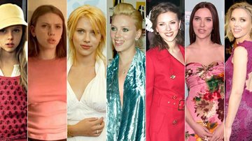 Scarlett Johansson ao longo dos anos - Fotomontagem
