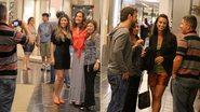 A simpatia de Totia Meireles e Marcelo Faria com seus fãs - Daniel Delmiro/AgNews