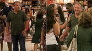 Zico passeia por shopping carioca - Alice Silva / AgNews