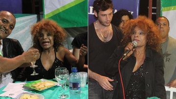 Elza Soares é homenageada no Vidigal, Rio de Janeiro - Daniel Delmiro / AgNews