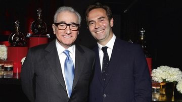 O cineasta Martin Scorsese, fundador da The Filme Foundation, celebra parceria com Augustin Depardon, de famosa marca de conhaque, na Califórnia.