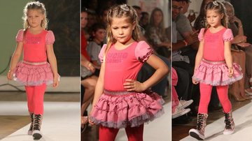 Nicole Meneghel, sobrinha de Xuxa, desfila em evento de moda - Roberto Filho/AgNews