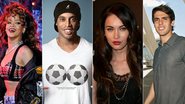 Rihanna, Ronaldinho Gaúcho, Megan Fox e Kaká aparecem em pesquisa de Facebook sobre assuntos que bombaram em 2011 no Brasil e no mundo - Fotomontagem