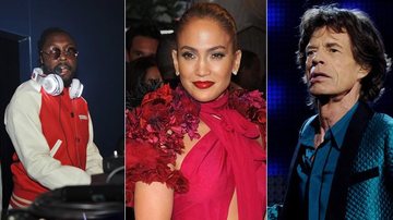 Will.i.am, Jennifer Lopez e Mick Jagger - Fábio Miranda/Getty Images