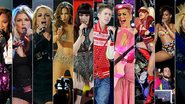 Beyoncé, Fergie (do Black Eyed Peas), Britney Spears, Jennifer Lopez, Jessie J, Justin Bieber, Katy Perry, Lady Gaga, Rihanna e Shakira - Getty Images