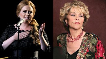 Adele e Etta James - Getty Images; Reprodução