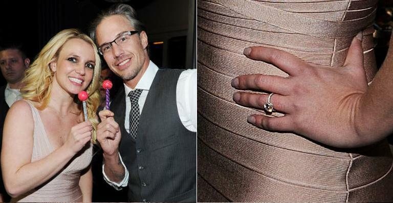 Anel de noivado de Britney Spears vale cerca de 90 mil dólares - Reprodução/Getty Images