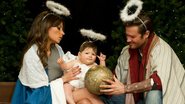 Sósias de Victoria, David Beckham e Harper Seven fazem cena de presépio de Natal - Getty Images