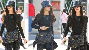 Paris Hilton apareceu morena fazendo compras em Beverly Hills, em Los Angeles - Grosby Group