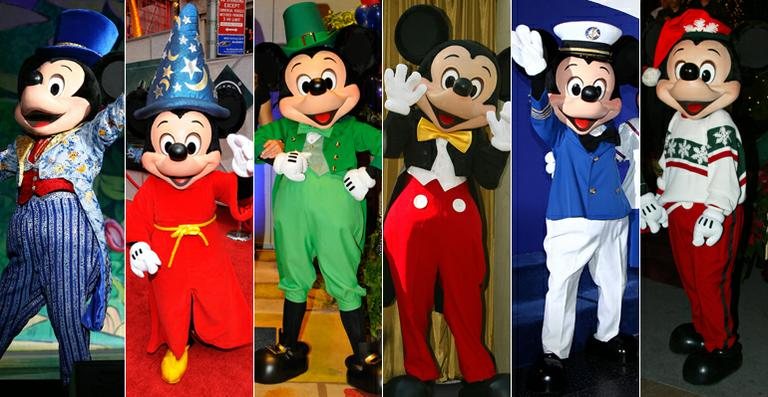 Os looks de Mickey Mouse - Getty Images