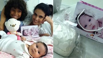 Aline Barros comemora o terceiro mês da filha - Divulgação