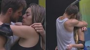 Jonas e Monique se beijam na sala da casa - Reprodução/TV Globo