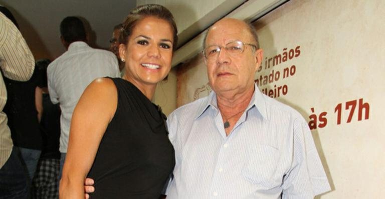 Nívea Stelmann e o pai, Francisco - Thyago Andrade/PhotoRioNews