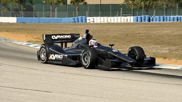 Rubens Barrichello causou excelente impressão em seus primeiros testes na Fórmula Indy.