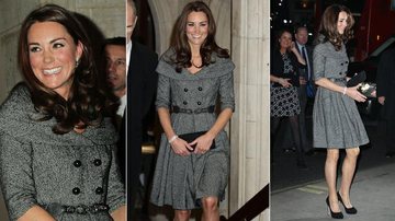 Kate Middleton em seu primeiro evento oficial sozinha - Getty Images