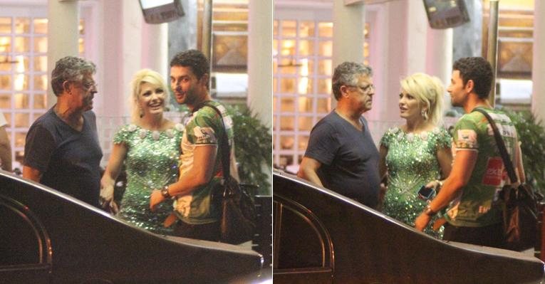 Marcos Paulo e Antonia Fontenelle jantam depois de ensaio de carnaval - Fausto Candelária / AgNews