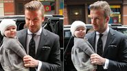 Harper Seven no colo do papai David Beckham - Splash News