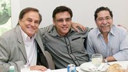 Ronnie Von e Márcio Tavolari, respectivamente, apresentador e diretor do Todo Seu, da TV Gazeta, almoçam com Samir Cauerk Moysés.