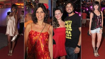 Famosos se divertem em baile no Rio de Janeiro - Foto Montagem