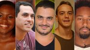 Os cinco participantes que tiveram maior índice de rejeição na história do Big Brother Brasil - Fotomontagem